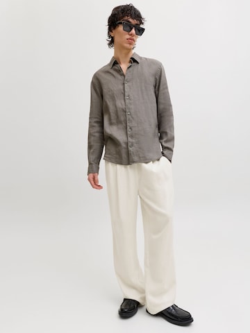 JACK & JONES Wide leg Bandplooibroek in Wit