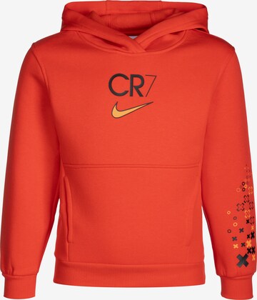 NIKE Athletic Sweatshirt 'CR7' in Red: front