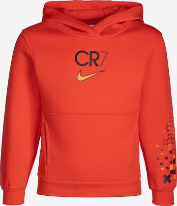NIKE Athletic Sweatshirt 'CR7' in Red: front