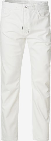 Pantalon Salsa Jeans en blanc : devant