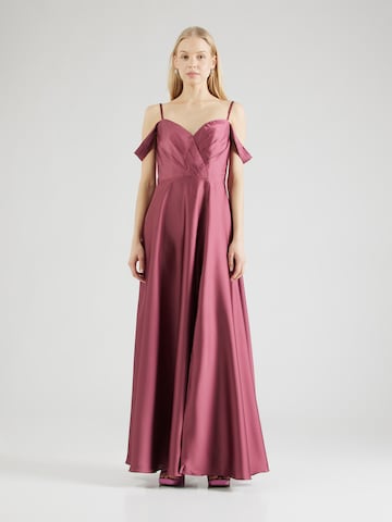 Laona Evening dress in Purple: front