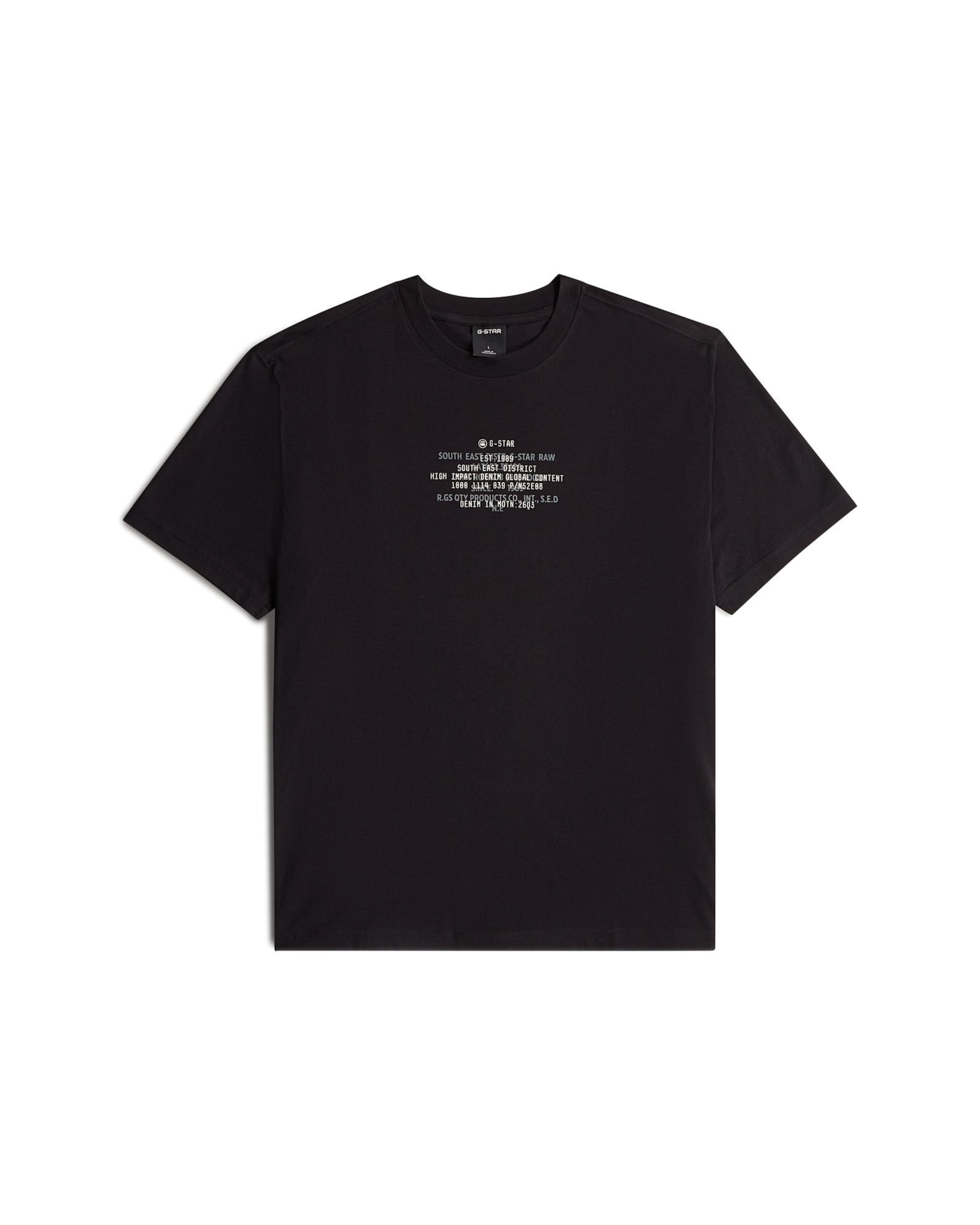 G-STAR T-Shirts-T-Shirt ' ' in L in schwarz, Produktansicht