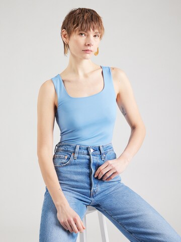 VILA Top 'VIKENZA' in Blauw: voorkant