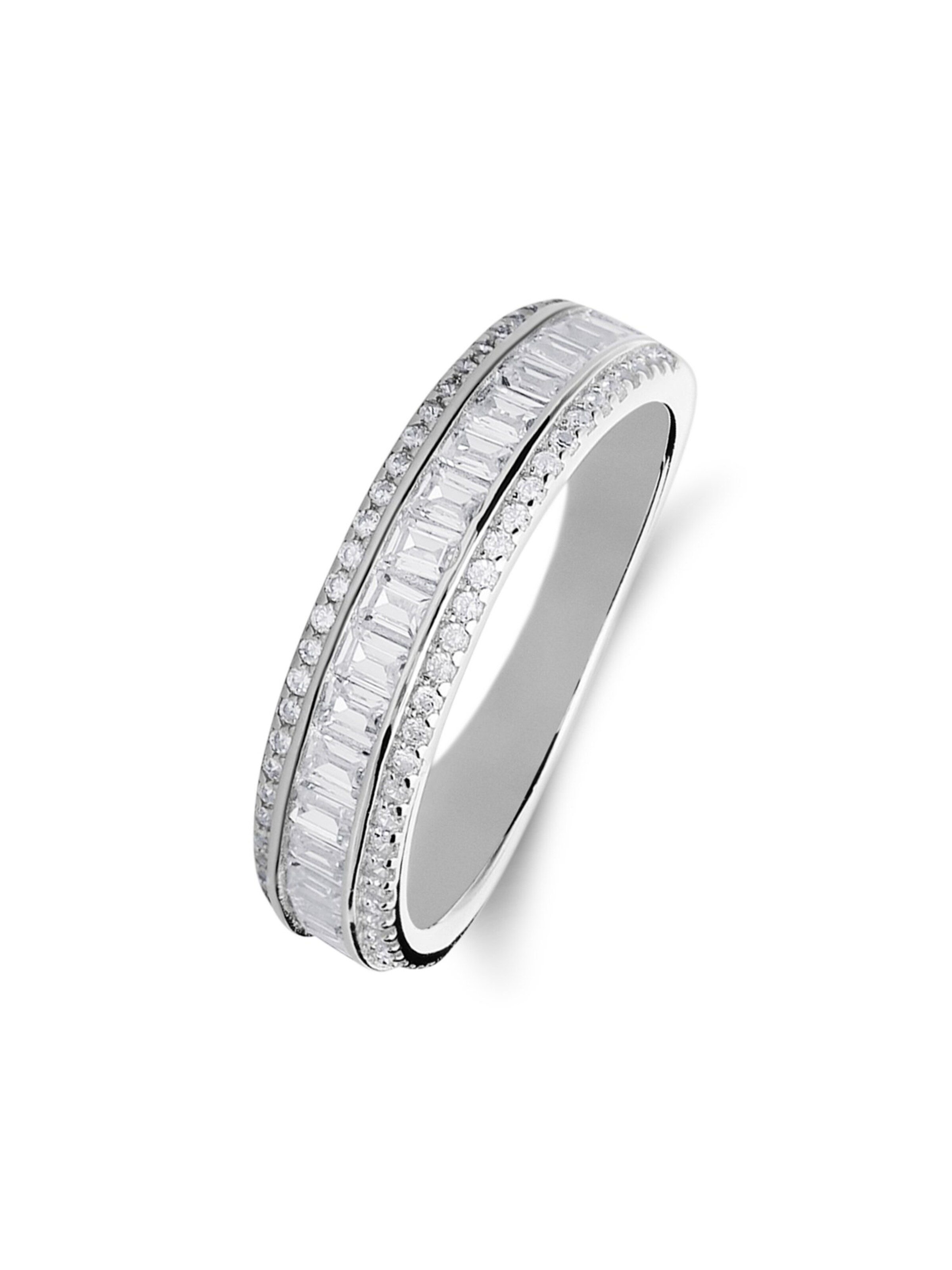 Lucardi Ring in Silver: front