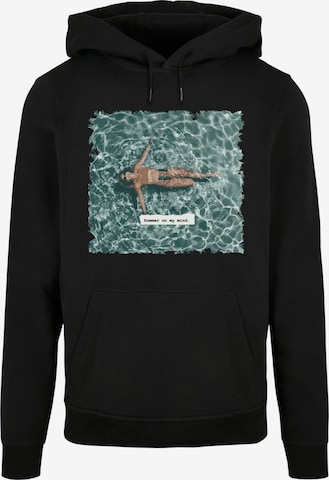 Merchcode Sweatshirt 'Summer - On My Mind' in Black: front