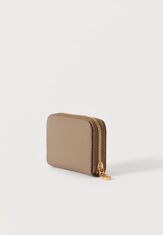 Calvin Klein Portemonnee in Beige: terug