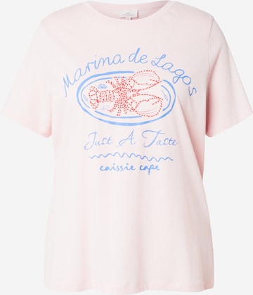 ONLY Carmakoma Shirt 'CARInes' in Pink: front