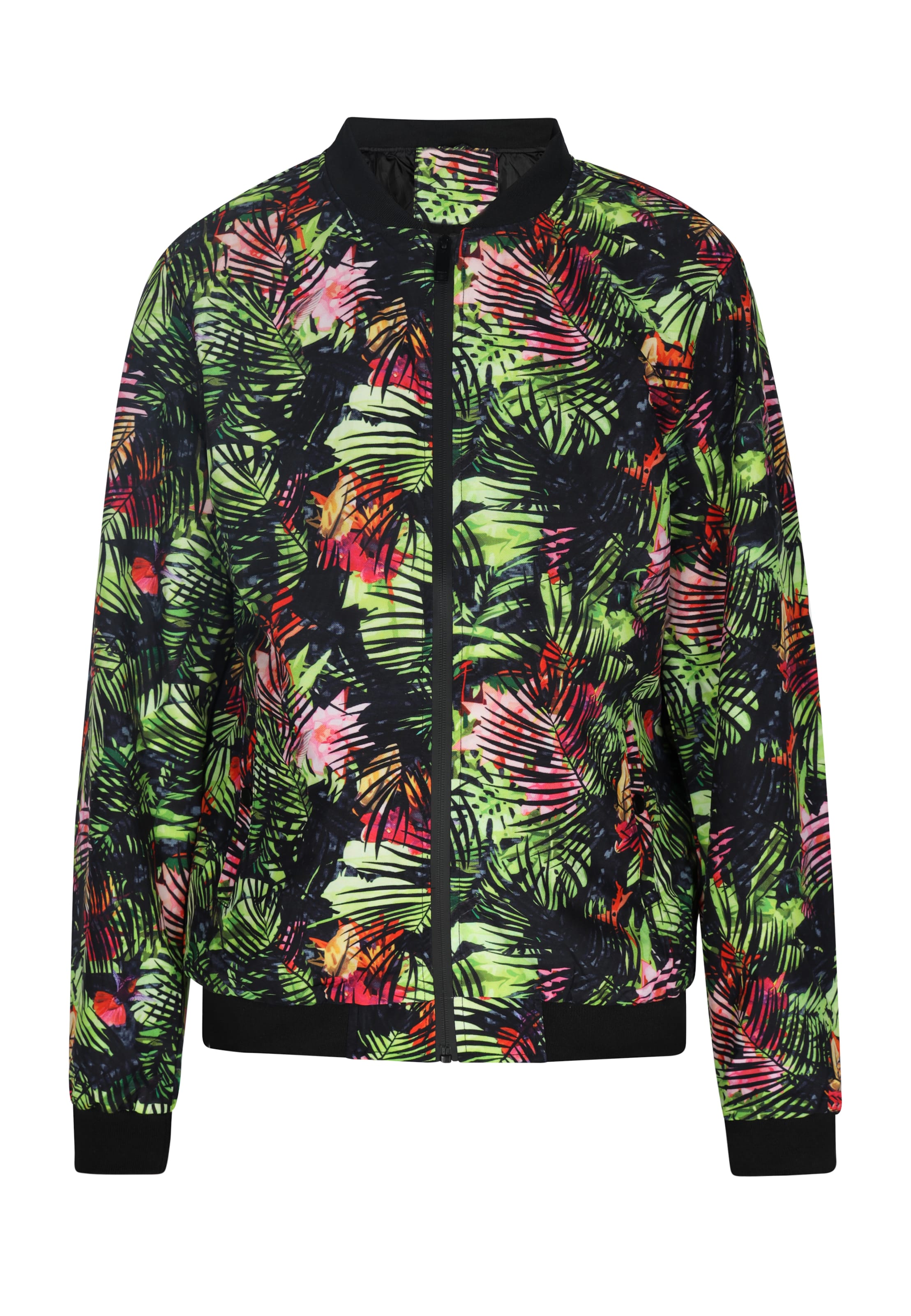 COSIMON Přechodná bunda - světle zelená / oranžová / růžová / černá, Produkt