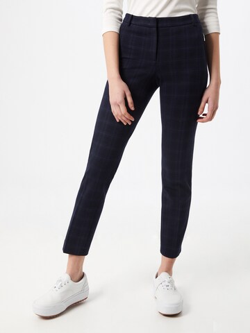 MORE & MORE Slimfit Hose 'Hedy' in Blau: Vorderseite