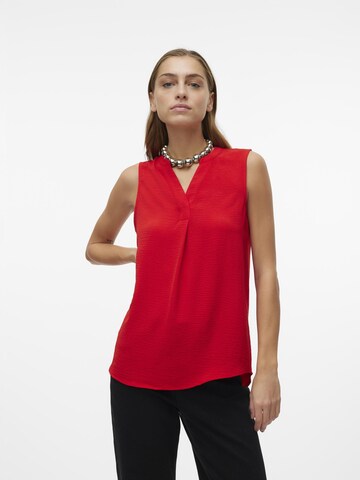 Chemisier 'VMElva' VERO MODA en rouge : devant