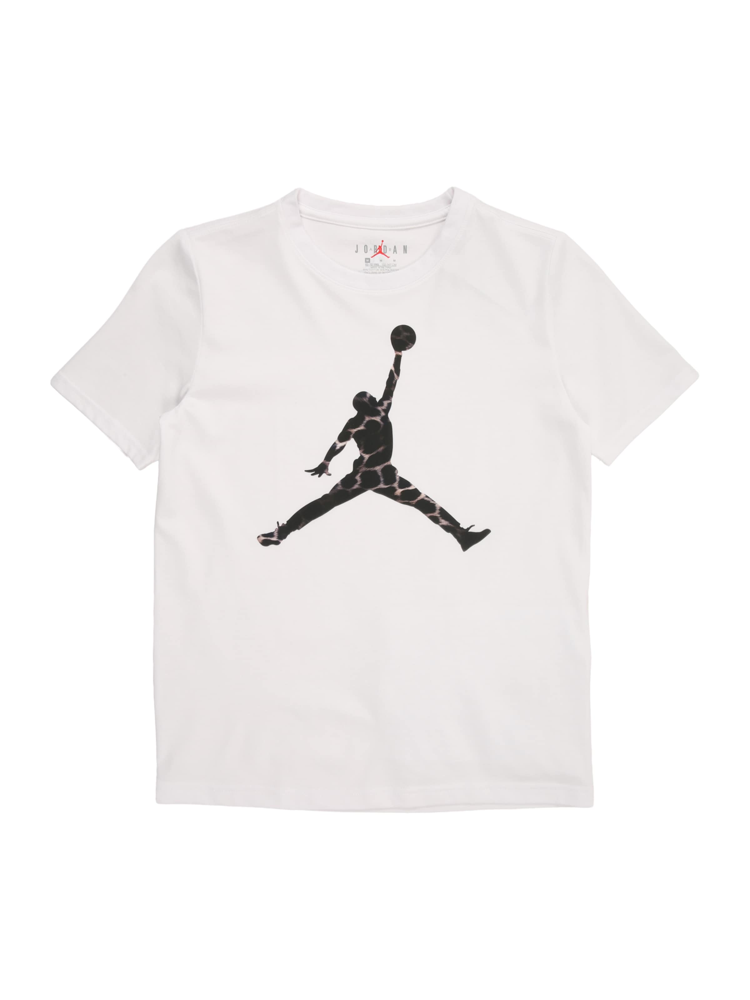 Jordan Футболка 'MJ' в Белый: спереди