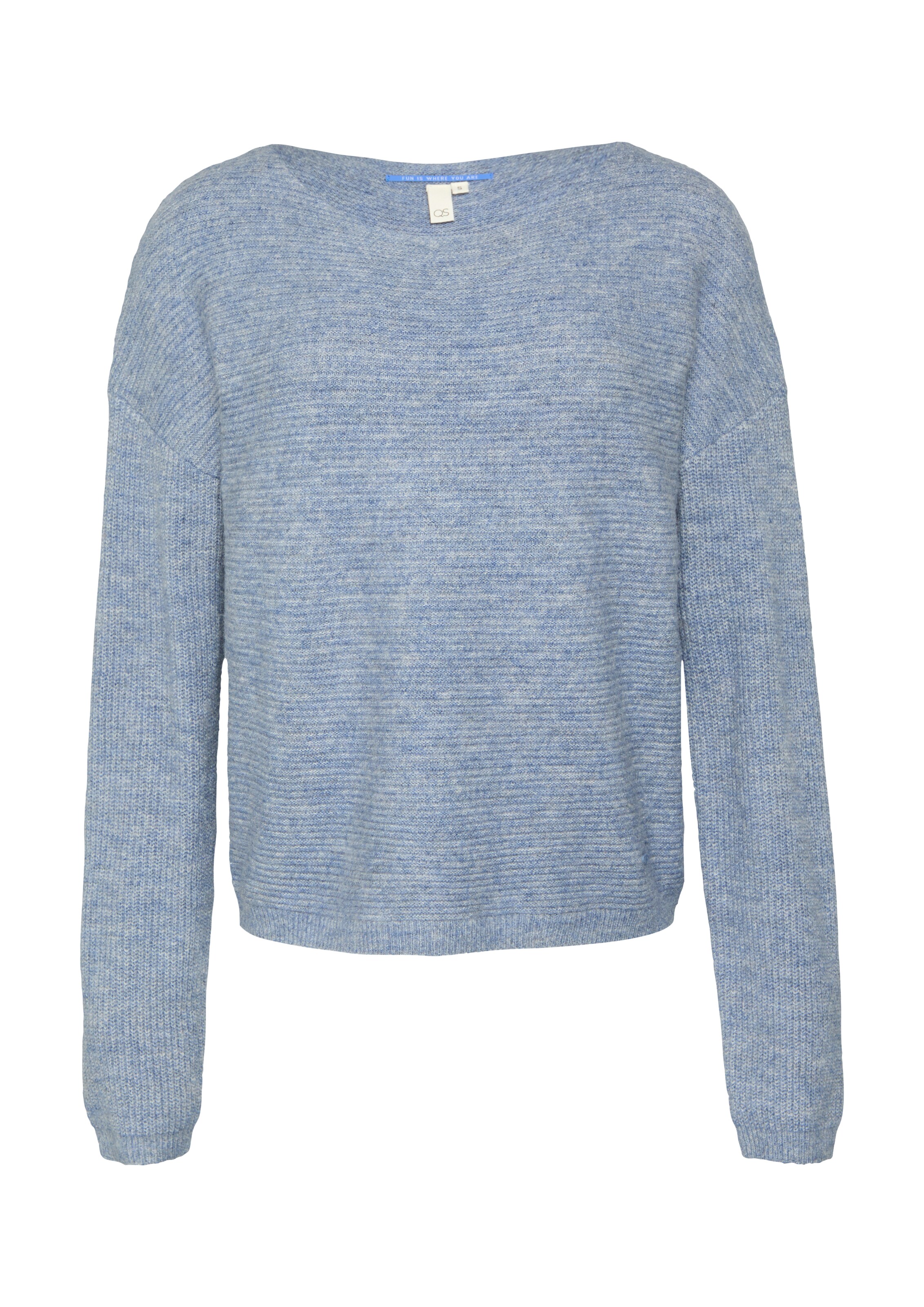 QS Pullover in Blau: Vorderseite