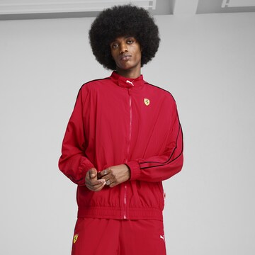 PUMA Sportjas 'Scuderia Ferrari HP Race T7' in Rood: voorkant