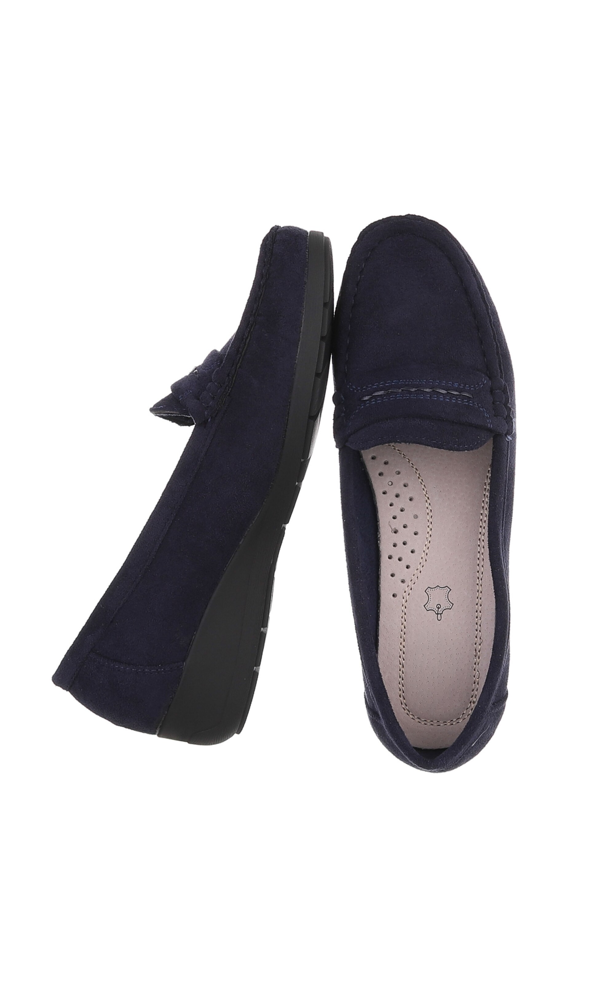 Ital-Design Mokassin in Blau