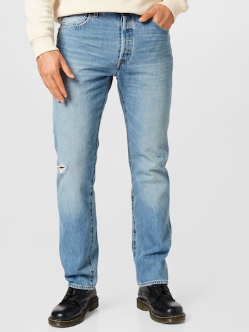 LEVI'S ® Regular Jeans '501® 93 Straight' in Blauw: voorkant