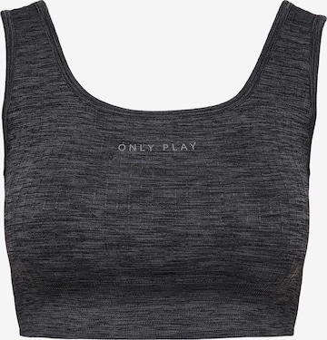 ONLY PLAY Bralette Sports Bra 'Evan' in Grey: front