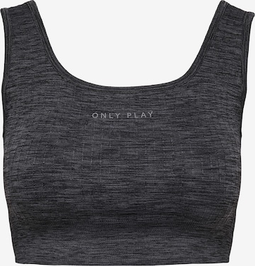 ONLY PLAY Bustier Sport-BH 'Evan' in Grau: predná strana