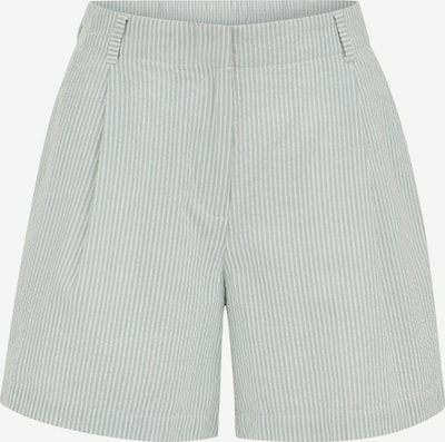 Klostuotos kelnės iš WE Fashion, spalva – pastelinė mėlyna / balta, Prekių apžvalga