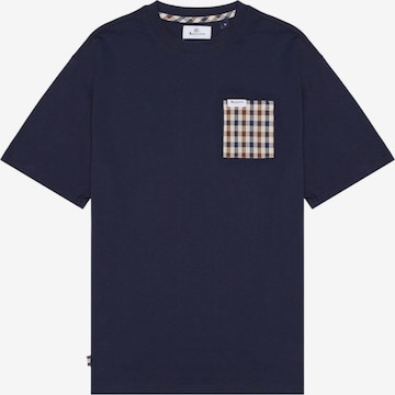 T-Shirt Aquascutum Active en bleu : devant