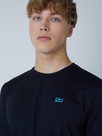 SPORTKIND Performance shirt 'Crew Neck Long Sleeve Shirt' in XS in Black, Item view
