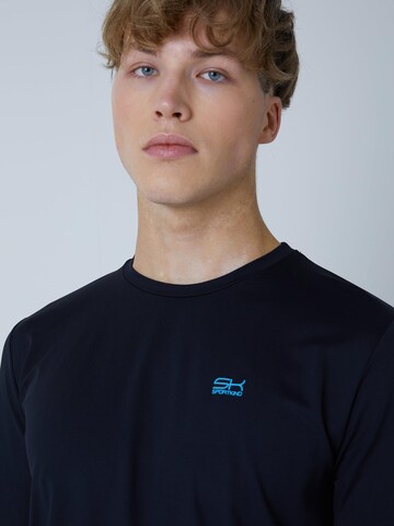 SPORTKIND Funktionsshirt 'Crew Neck Long Sleeve Shirt'‌‌‌‌‌‌‌‌‌‌ in Schwarz