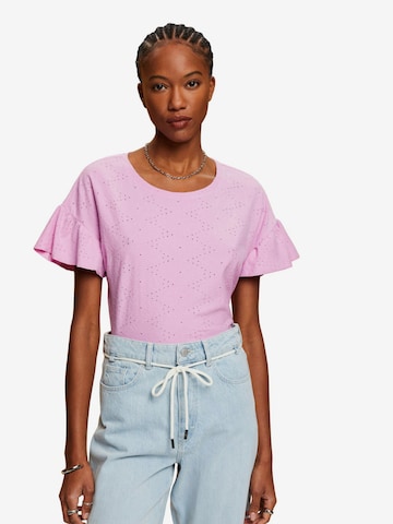 purpurinė ESPRIT Marškinėliai: priekis