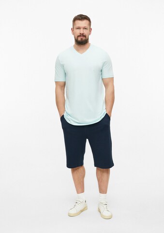 s.Oliver Men Tall Sizes Shirt in Blue