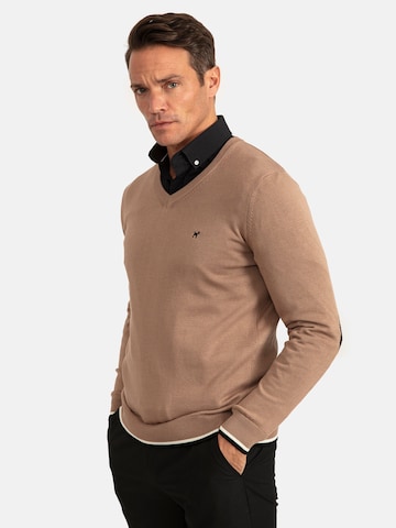 Williot Sweter w kolorze brązowy