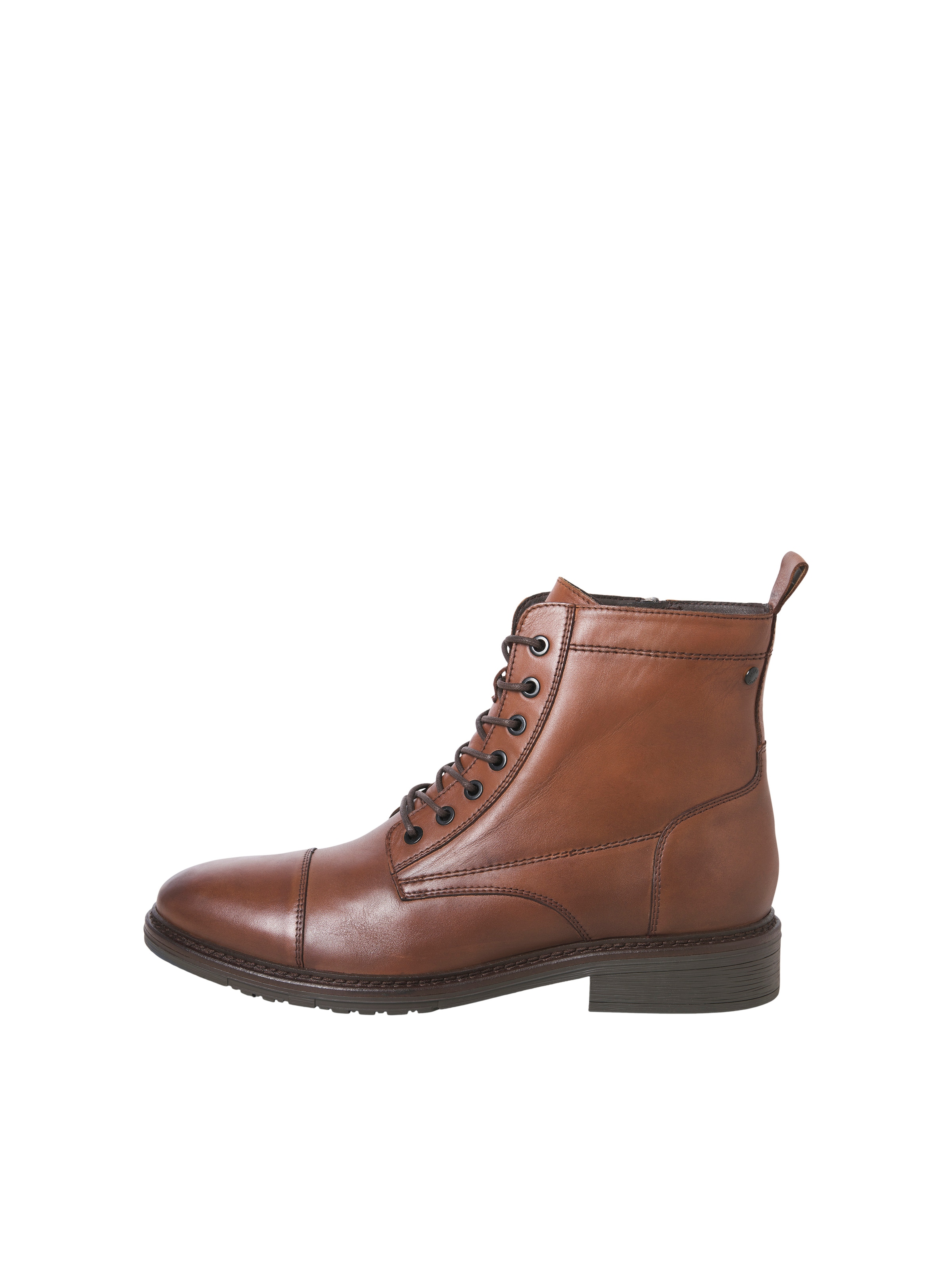 Bottines à lacets 'JFWWENTWORTH' JACK & JONES en marron : devant