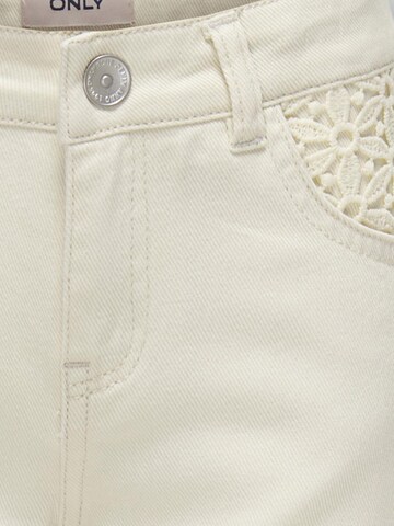 ONLY GIRLS Wide leg Jeans in Beige