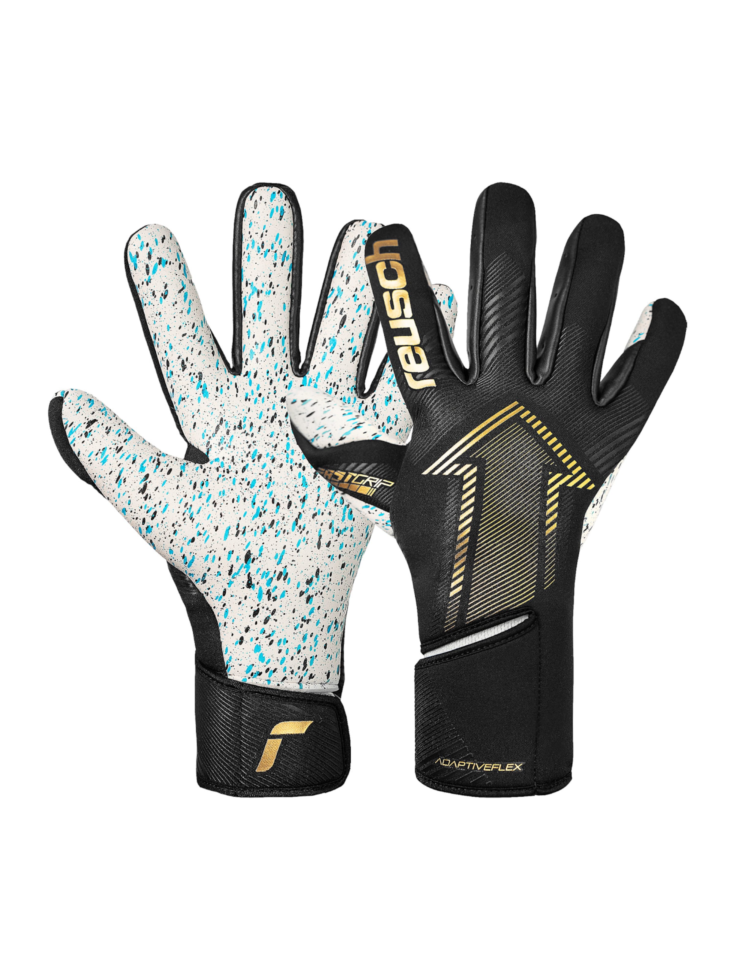 REUSCH Sports gloves in Black: front