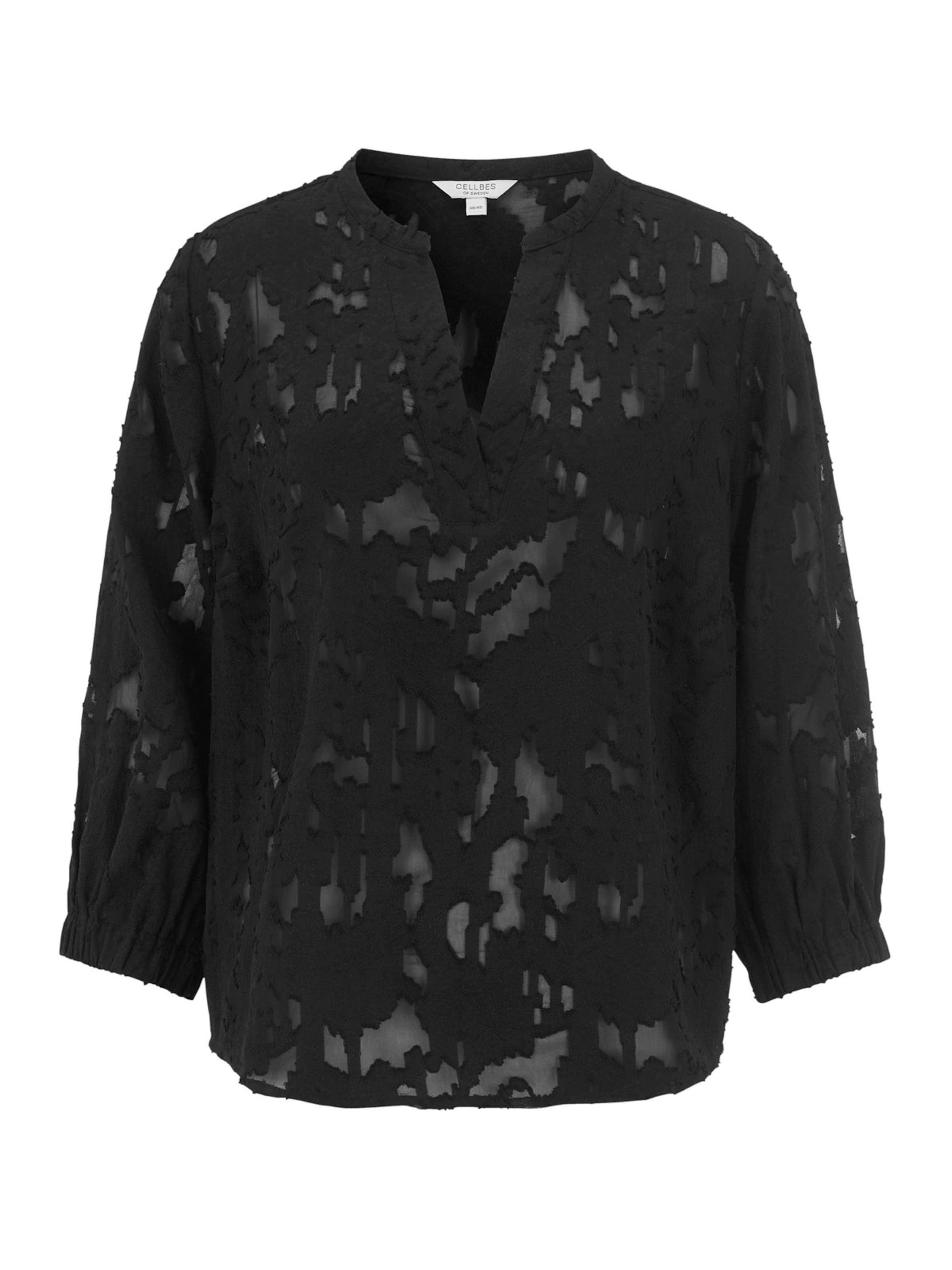 Cellbes of Sweden Blouse in Zwart: voorkant
