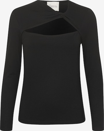 juoda My Essential Wardrobe Marškinėliai 'Vigga': priekis