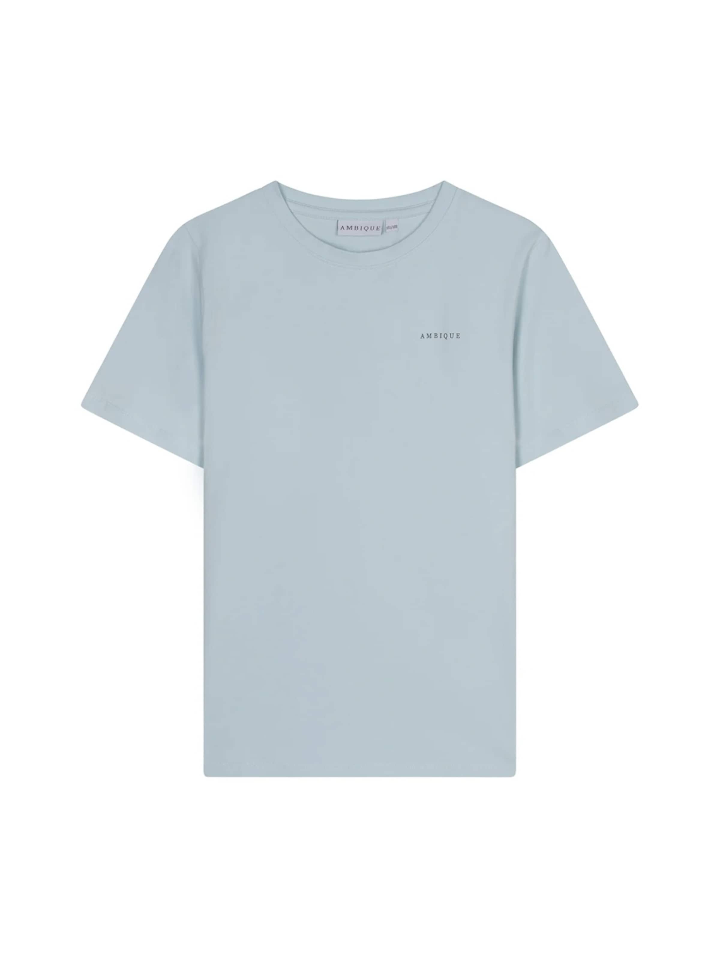 AMBIQUE Shirt 'JUSTIN' in Blauw: voorkant