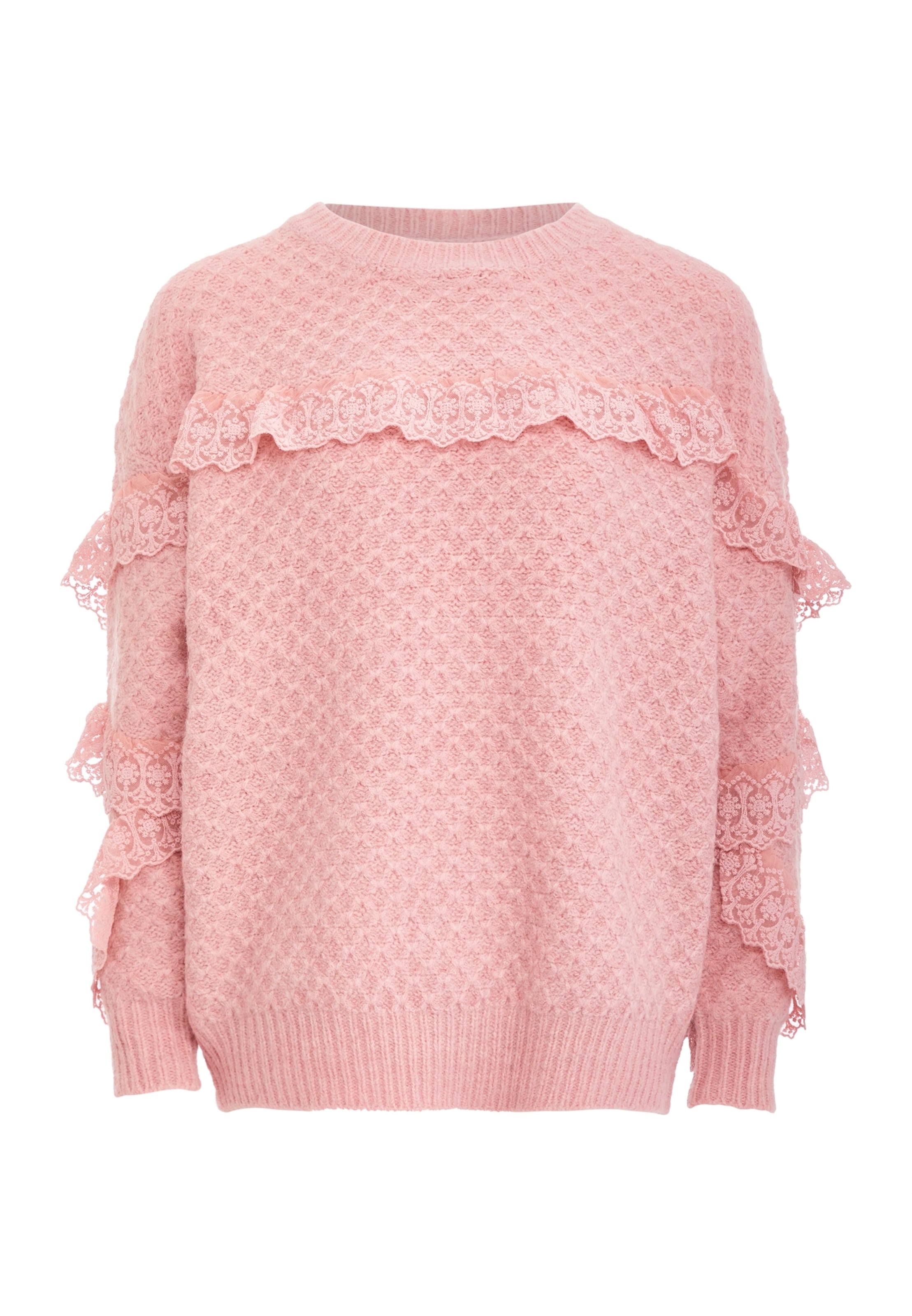 YASANNA Trui 'Yasanna' in Roze: voorkant