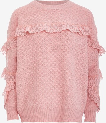 YASANNA Sweater 'Yasanna' in Pink: front