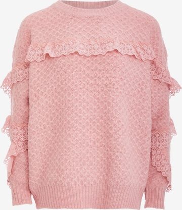 YASANNA Pullover 'Yasanna' in Pink: Vorderseite