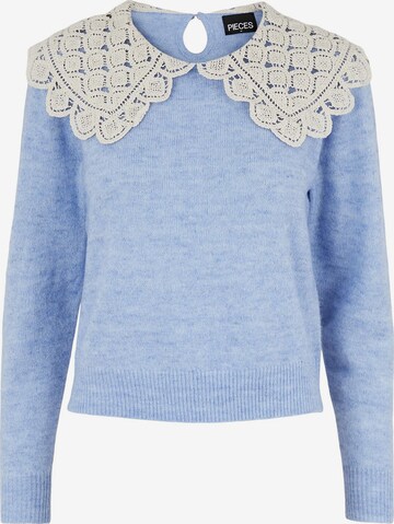 Pullover 'Helen' di PIECES in blu: frontale