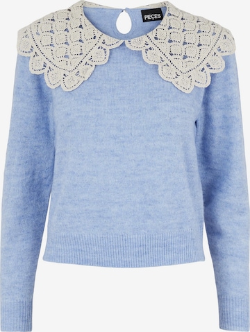 PIECES Sweater 'Helen' in Blue: front