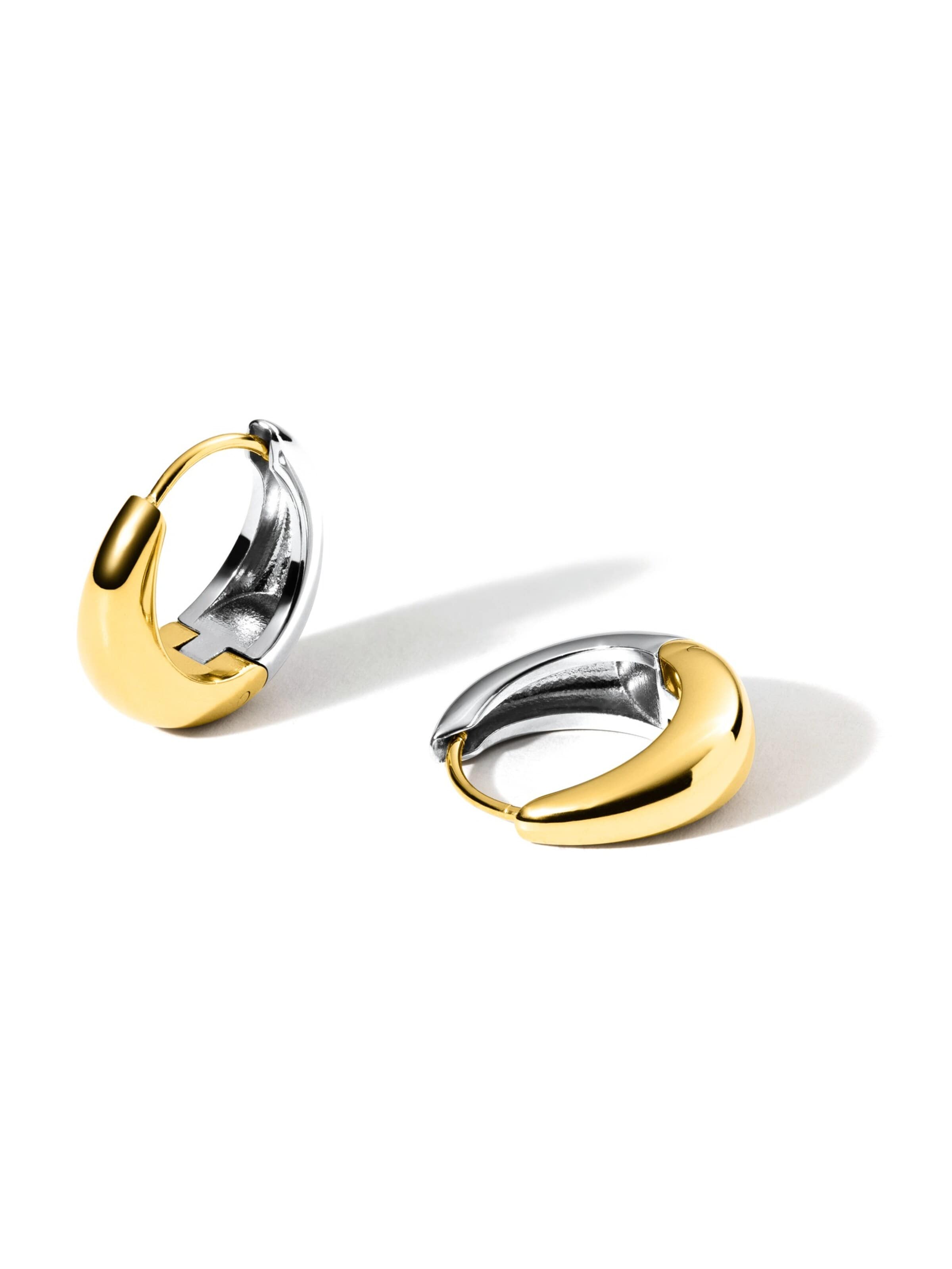 hiBALI Earrings 'Bold Curvy' in Mixed colors: front