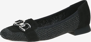CAPRICE Ballerina in Schwarz: Vorderseite