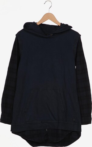DIESEL Sweatshirt & Zip-Up Hoodie in XL in Blue: front