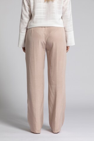 Ulla Popken Loosefit Hose 'Mary' in Pink