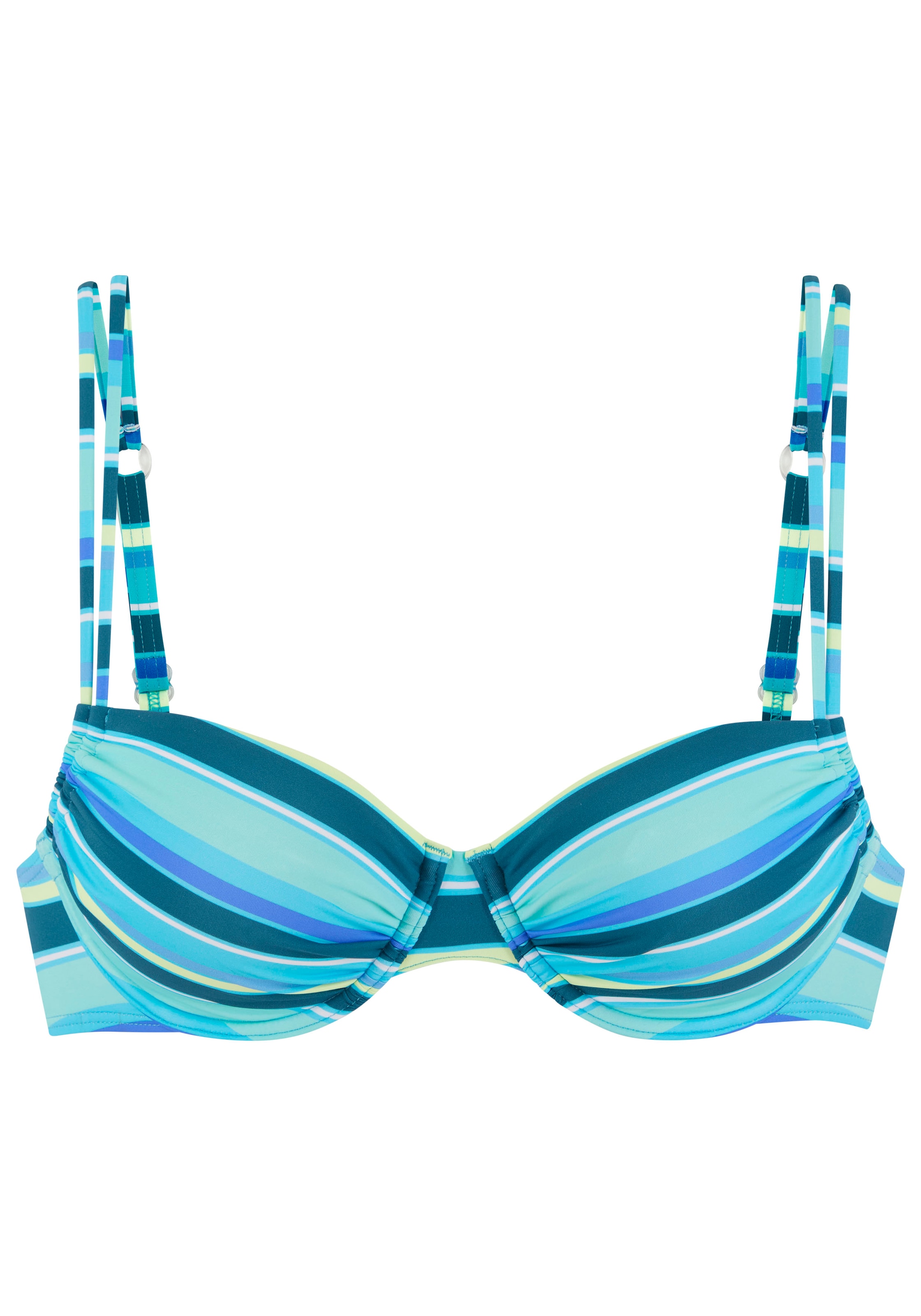 s.Oliver Tričkové Bikinový top - Modrá: predná strana