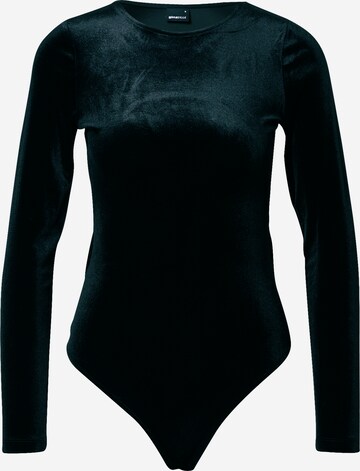 Body a maglietta di Gina Tricot in nero: frontale