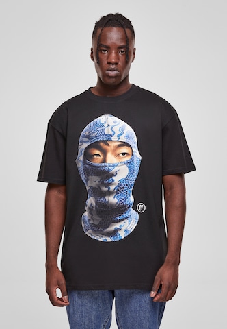 T-Shirt Forgotten Faces en noir : devant