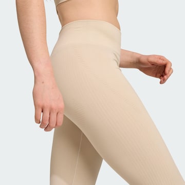 ADIDAS PERFORMANCE - Skinny Pantalón deportivo 'Essentials' en beige