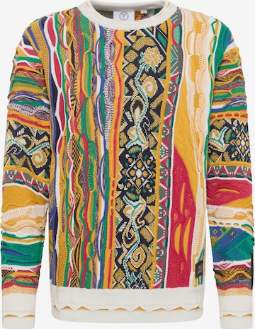 Carlo Colucci Pullover 'Dimani' in Mischfarben: Vorderseite