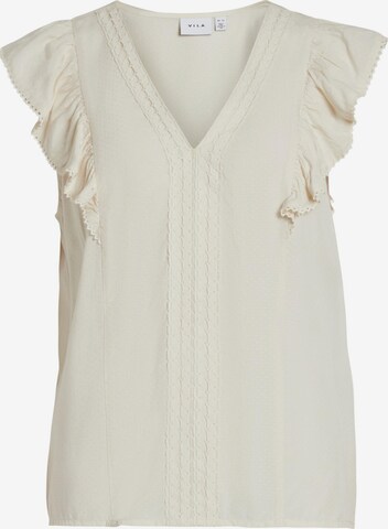 VILA Shirt 'Juliana' in Beige: voorkant