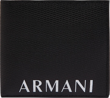 ARMANI EXCHANGE Wallet in Black: front